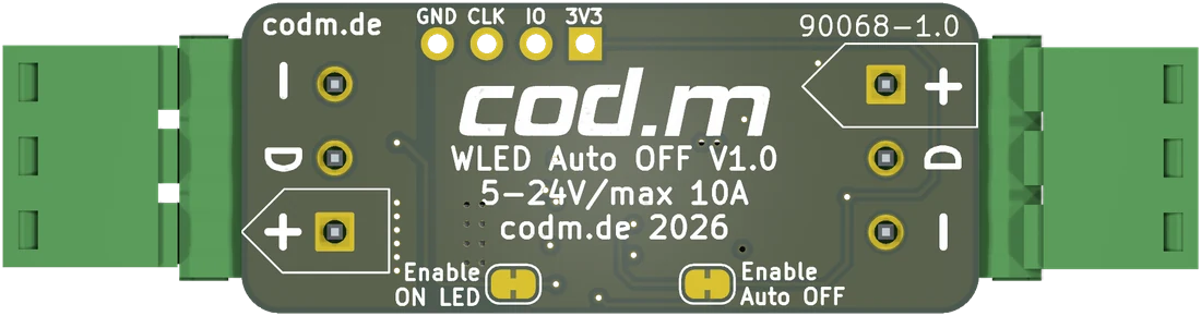 cod.m WLED Auto OFF Rückseite
