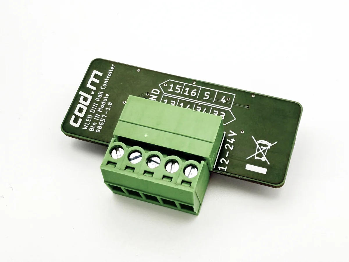 cod.m WLED LAN Controller Button IN Modul